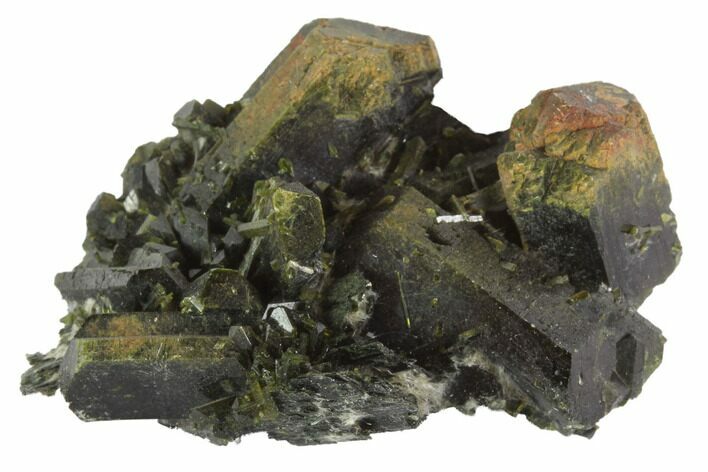 Epidote Crystal Cluster - Pakistan #91949